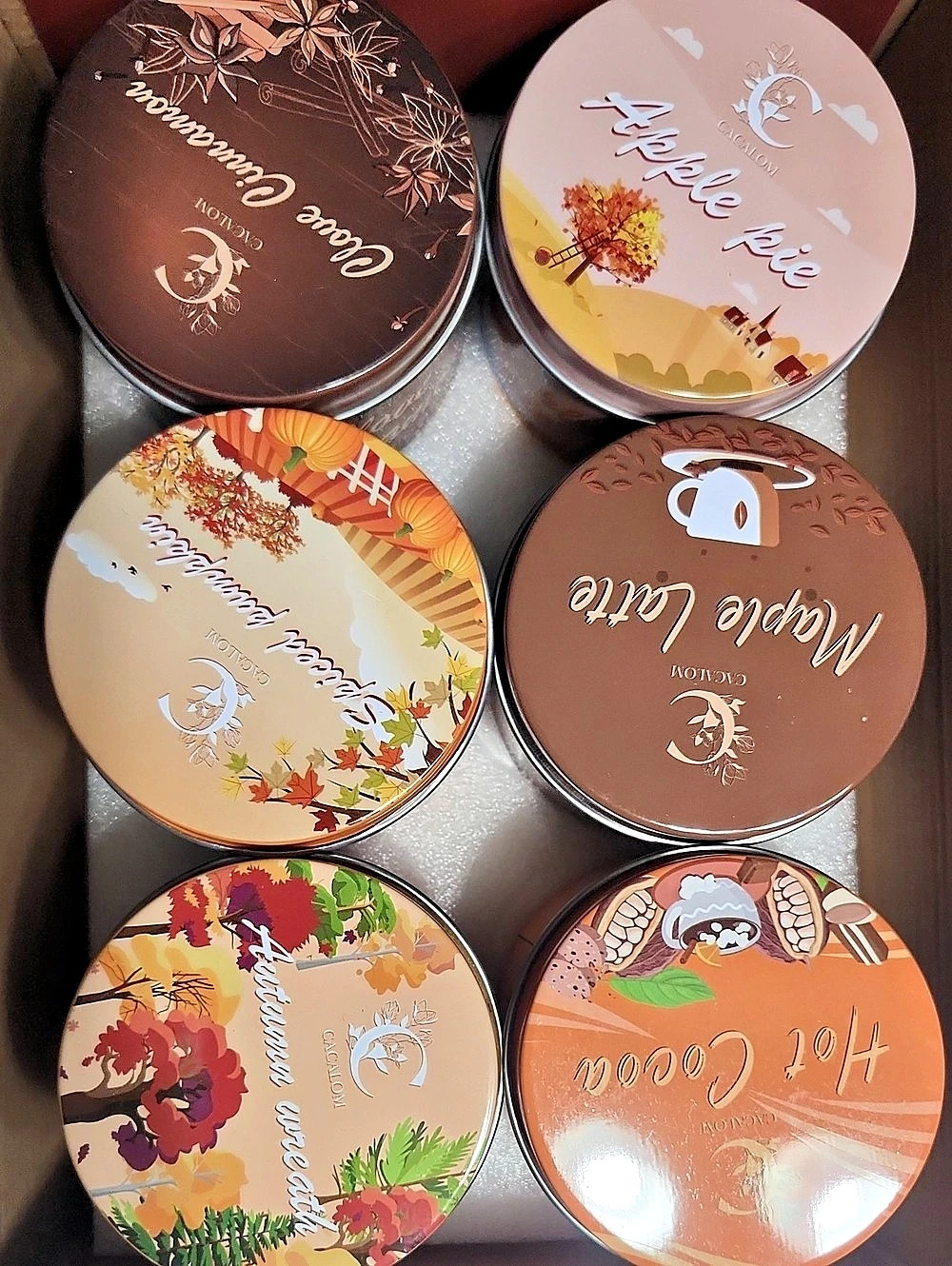 Paddywax Fall Candles Set 6-Piece Scented Candle Set. New.